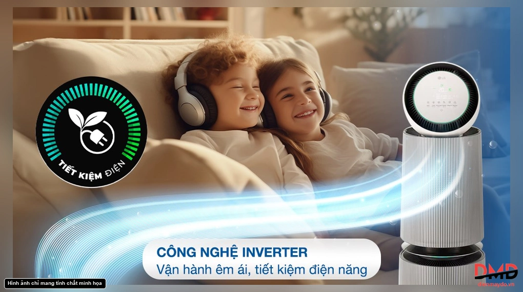 Máy lọc không khí LG 360 Độ Alpha 2 tầng AS10GDBY0