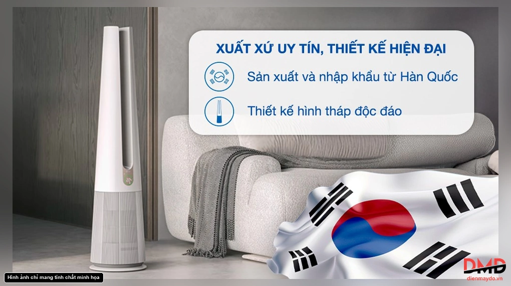 Máy lọc không khí LG PuriCare Aero Tower Hit FS15GPBK0