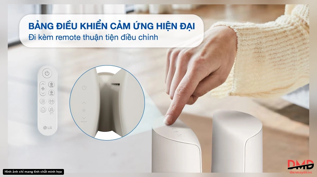 Máy lọc không khí LG PuriCare Aero Tower Hit FS15GPBK0