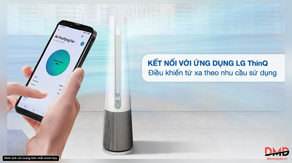 Máy lọc không khí LG PuriCare Aero Tower Hit FS15GPBK0
