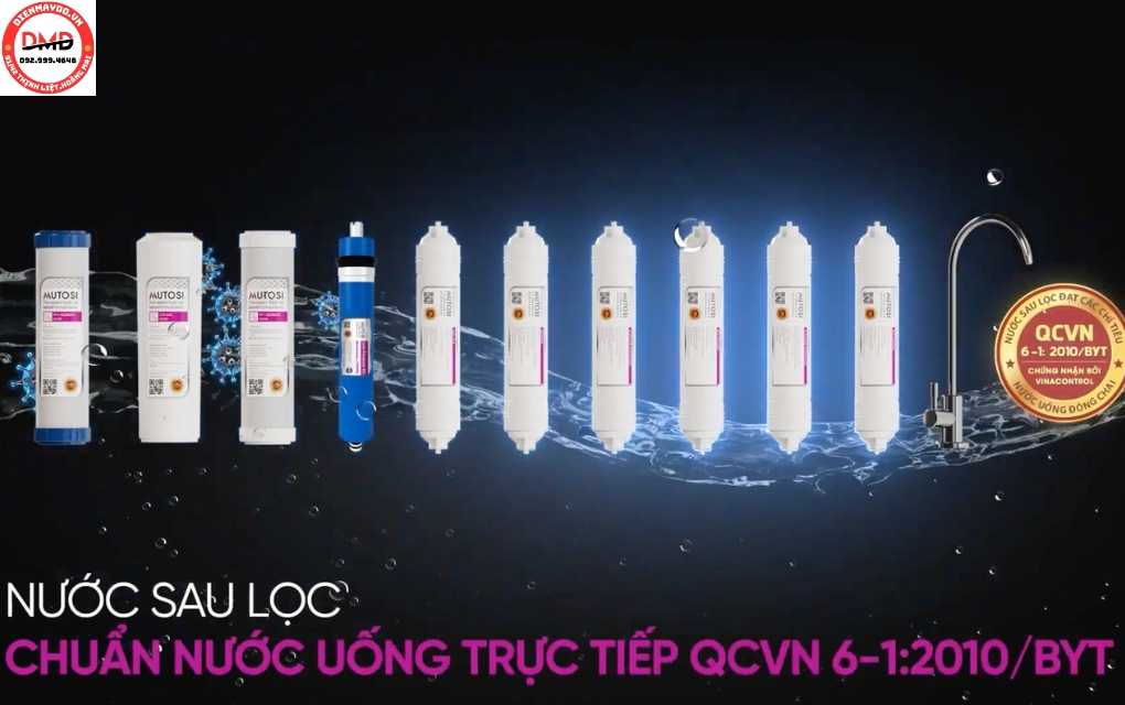 Máy lọc nước Mutosi MP-U110-BK1NK