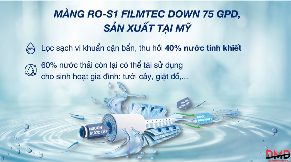Máy lọc nước RO Hydrogen Toshiba TWP-N2396SVN(W) 10 lõi