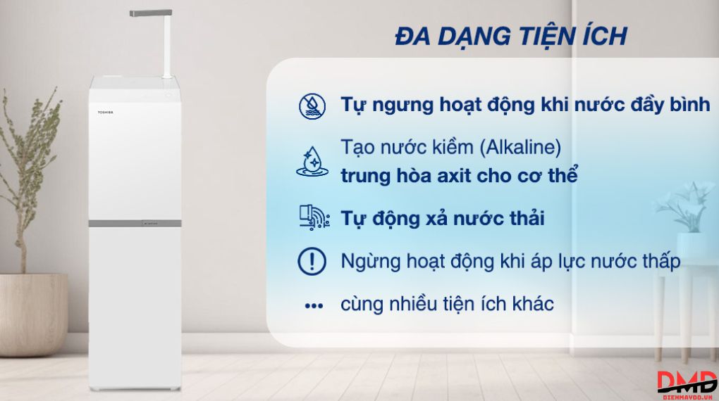 Máy lọc nước RO Hydrogen Toshiba TWP-N2396SVN(W) 10 lõi