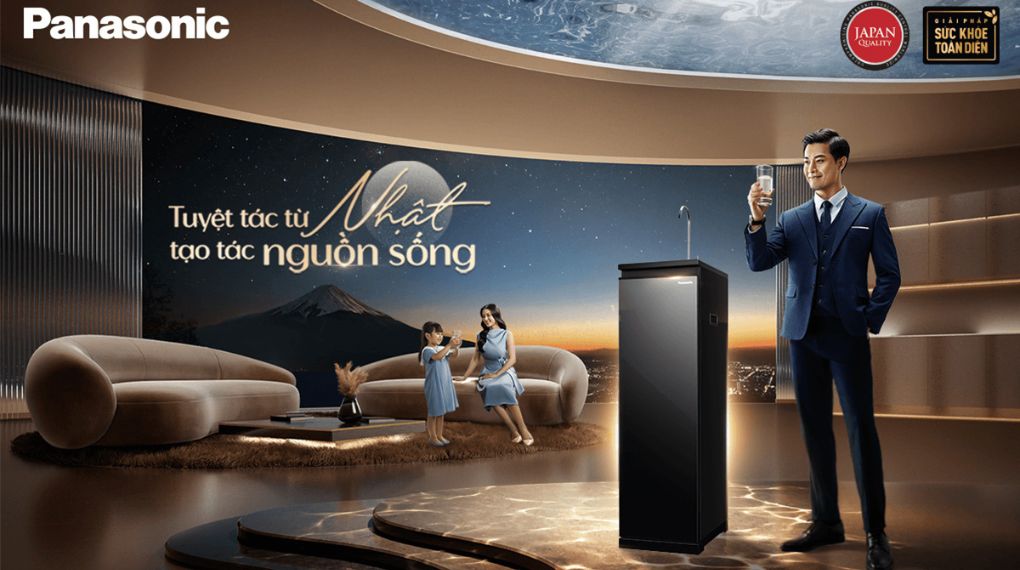 Máy lọc nước RO Panasonic TK-CA811K-VN 6 lõi