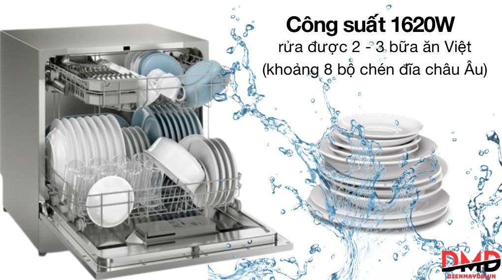 Máy rửa bát 8 bộ vs 13 bộ – nên chọn loại nào?