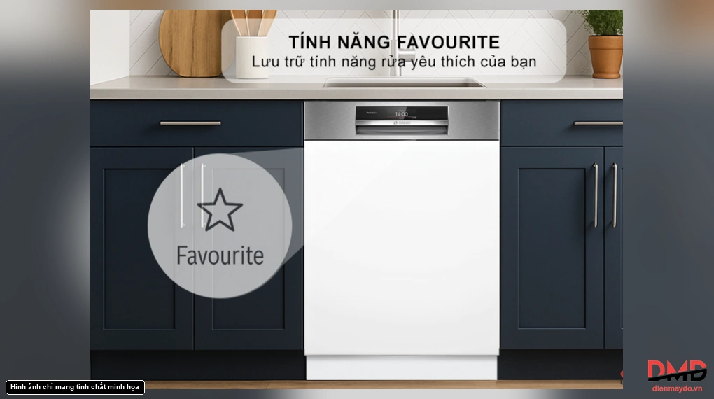 Máy rửa bát bán âm Bosch SMI8ZDS81T
