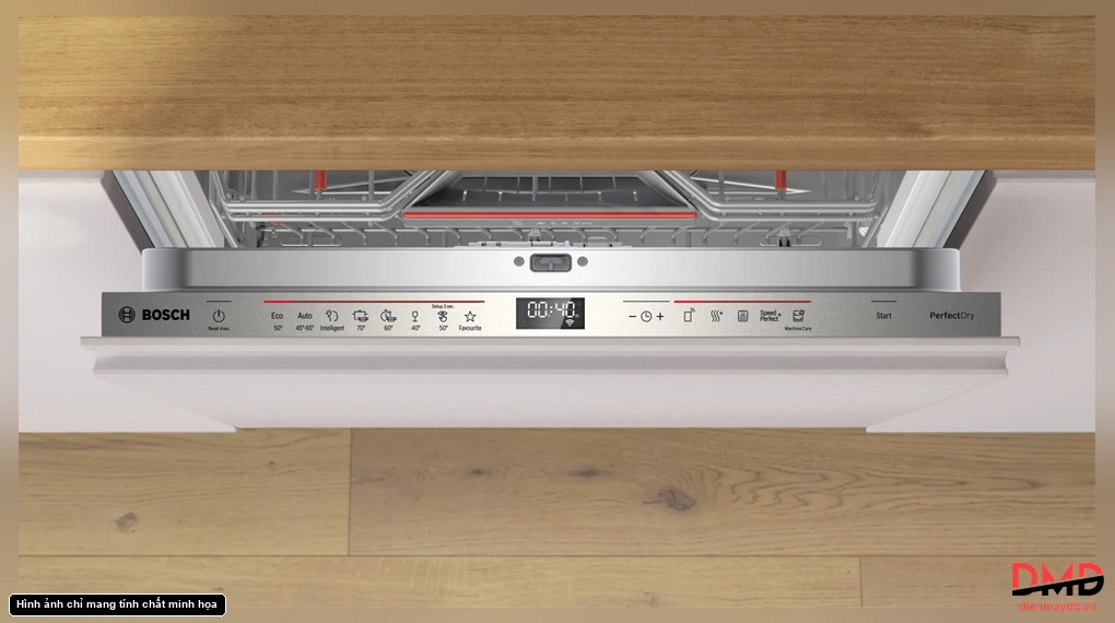 Máy rửa bát bán âm Bosch SMV6ZCX16E