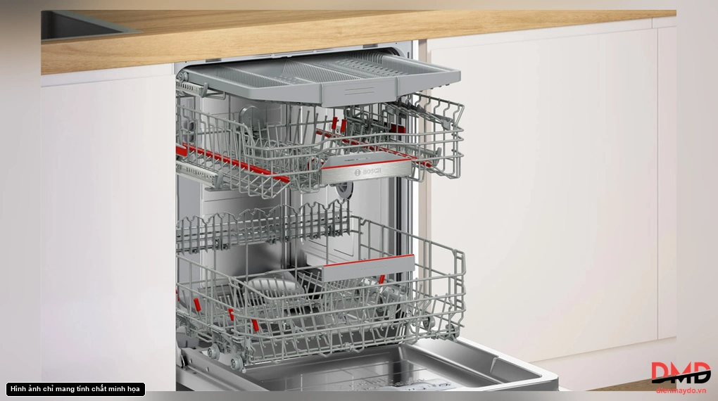 Máy rửa bát bán âm Bosch SMV6ZCX16E