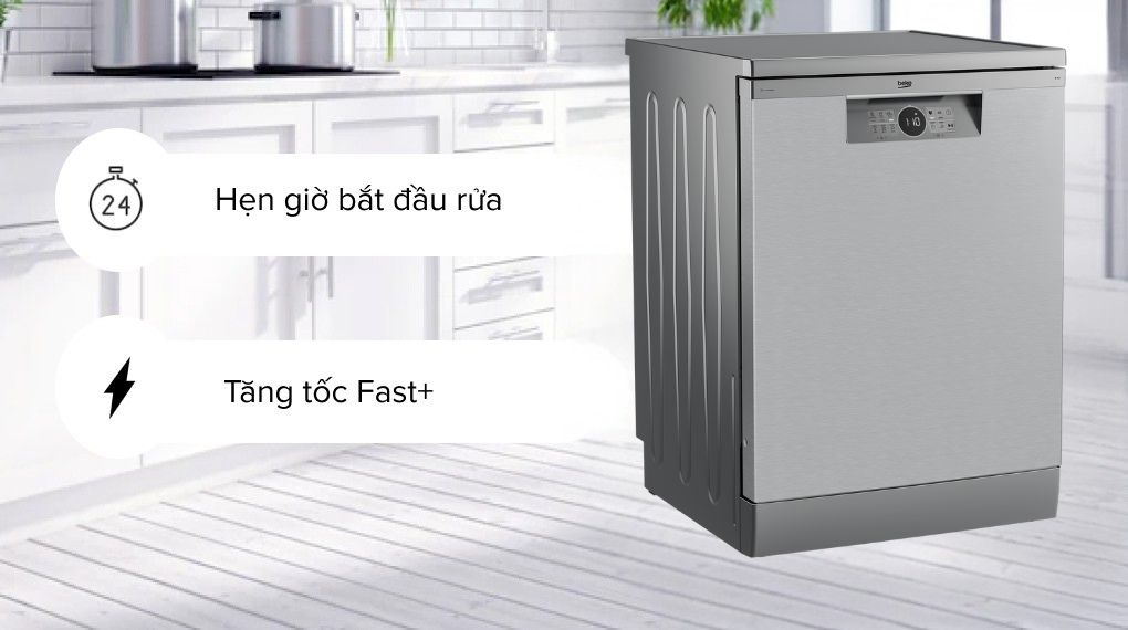 Máy rửa bát Beko BDFN26430XC