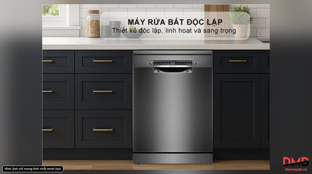 Máy rửa bát độc lập Bosch SMS4HMC25M
