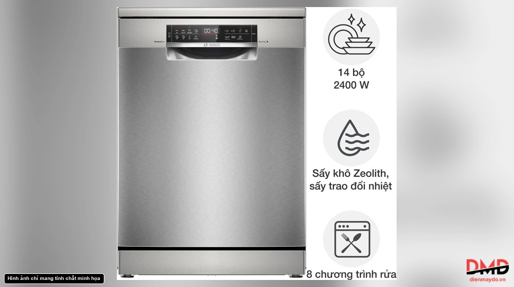 Máy rửa bát độc lập Bosch SMS6ZCI01P