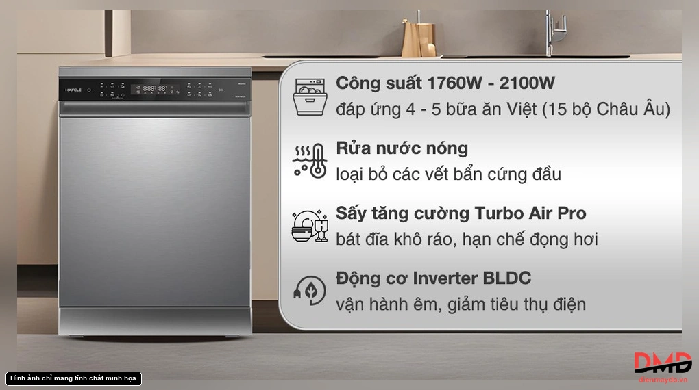 Máy rửa bát độc lập Hafele HDW-F6012S