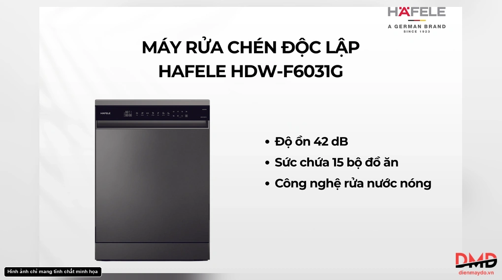 Máy rửa bát độc lập Hafele HDW-F6031G