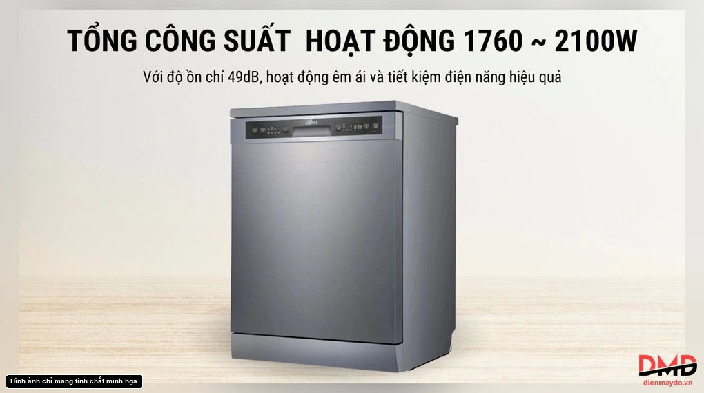 Máy rửa bát độc lập Hafele HDW-F60G (535.29.590)