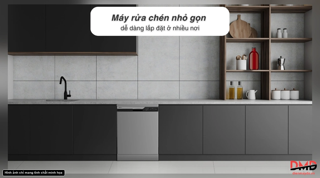 Máy rửa bát độc lập Hitachi HDF-F146VX