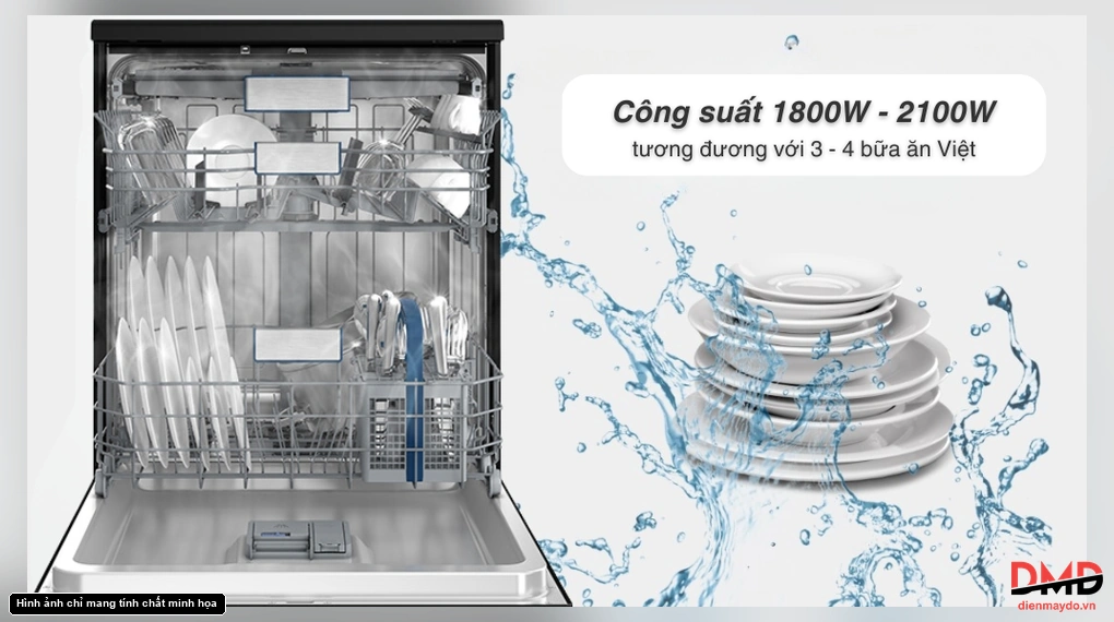 Máy rửa bát độc lập Hitachi HDF-F146VX