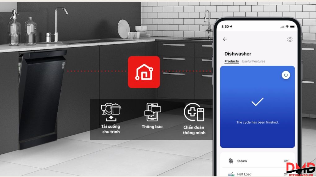 Máy rửa bát độc lập LG LDN14BLA5