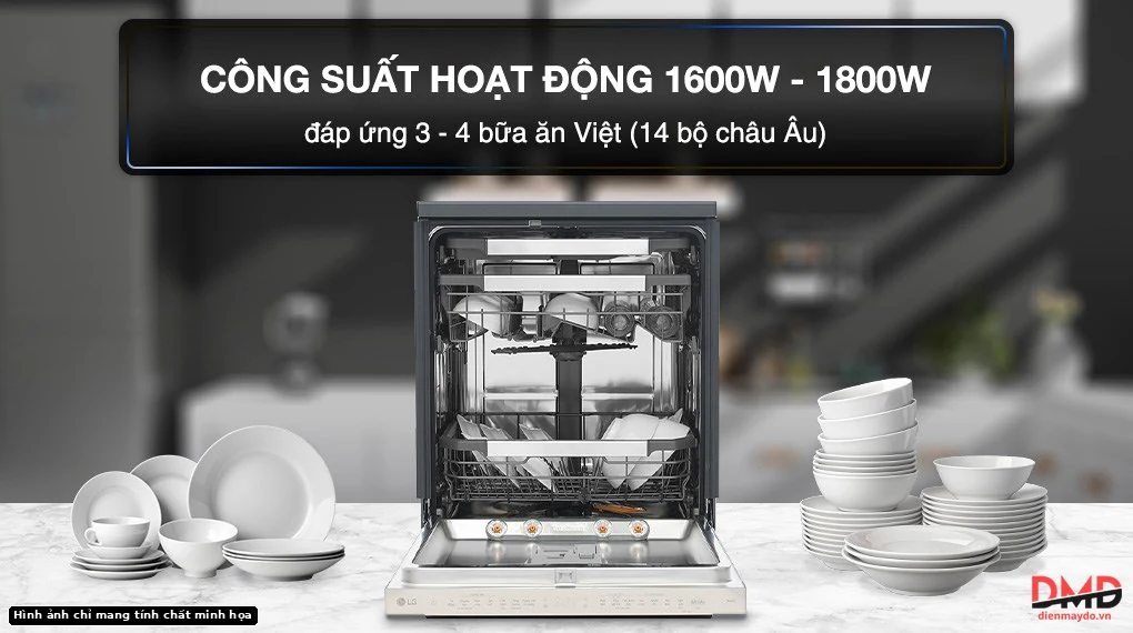 Máy rửa bát độc lập LG LDT14BGA3