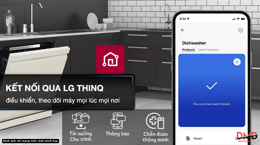 Máy rửa bát độc lập LG LDT14BGA3