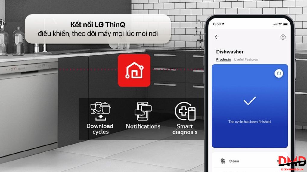 Máy rửa bát độc lập LG LDT14SVA4