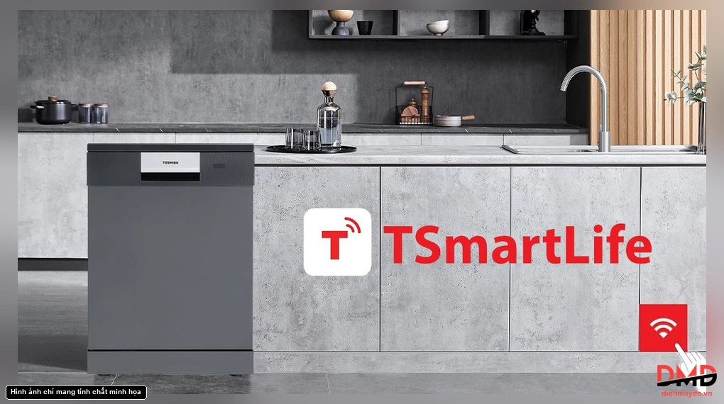 Máy rửa bát độc lập Toshiba DW-15F7(G)-VN