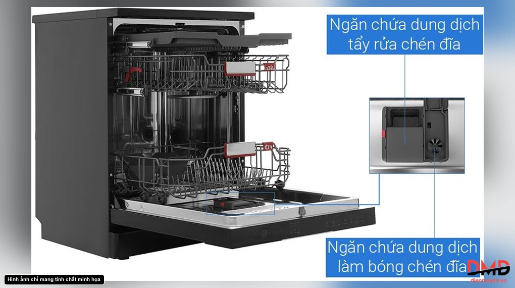 Máy rửa bát độc lập Toshiba DW-15F8(B)-VN