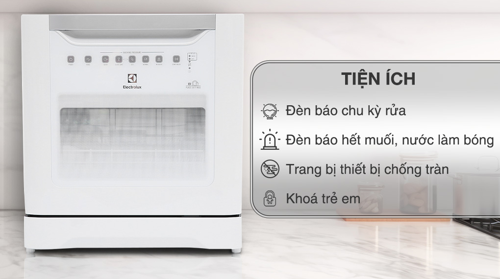 Máy rửa bát mini Electrolux ESF6010BW