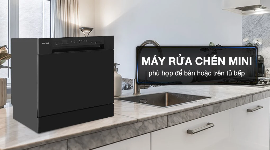 Máy rửa bát phù hợp cho gia đình ít người – gợi ý 4 mẫu nên mua