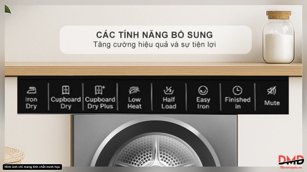 Máy sấy bơm nhiệt Bosch 10 kg WQG25303SG