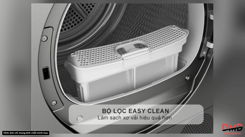 Máy sấy bơm nhiệt Bosch 10 kg WQG25303SG