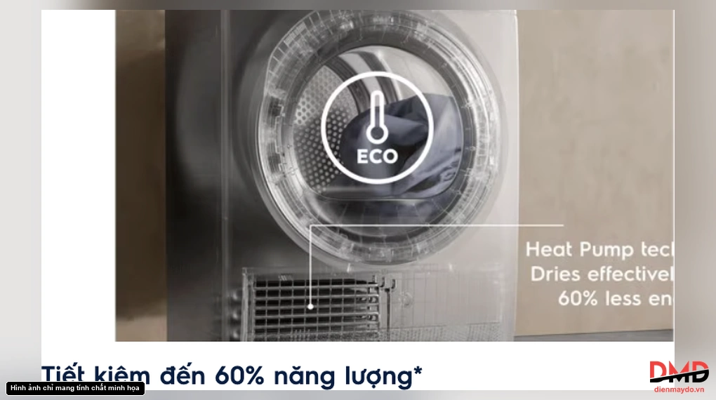 Máy sấy bơm nhiệt Electrolux 8 kg EDH803J5SCR