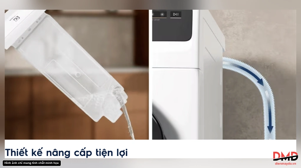 Máy sấy bơm nhiệt Electrolux 8 kg EDH803J5SCR
