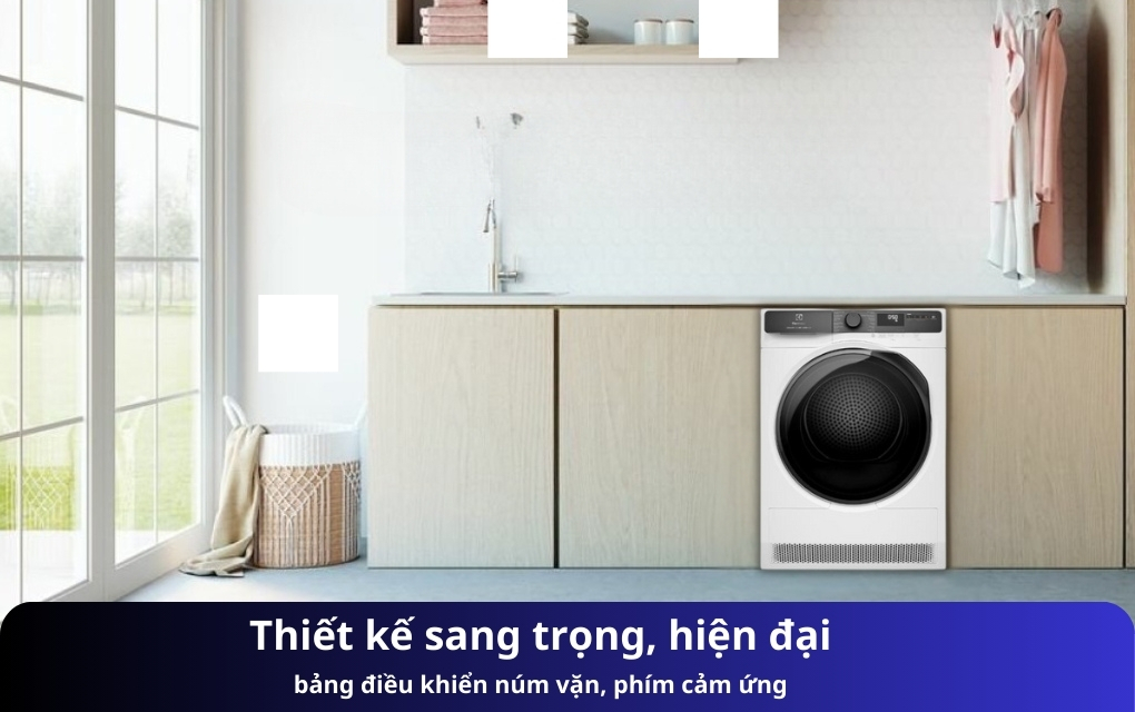 Máy sấy bơm nhiệt Electrolux 8 kg EDH803J5WC
