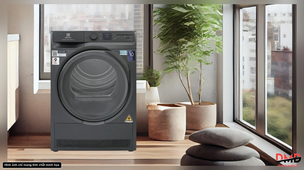 Máy sấy bơm nhiệt Electrolux 9 kg EDH902R9SC
