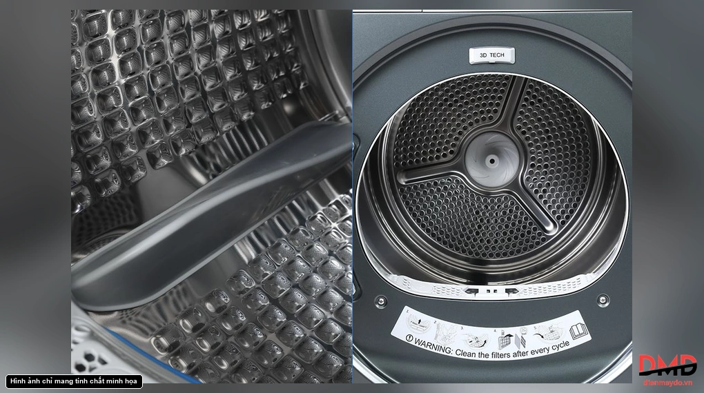 Máy sấy bơm nhiệt Haier 14 kg HD140-AR387GNU1