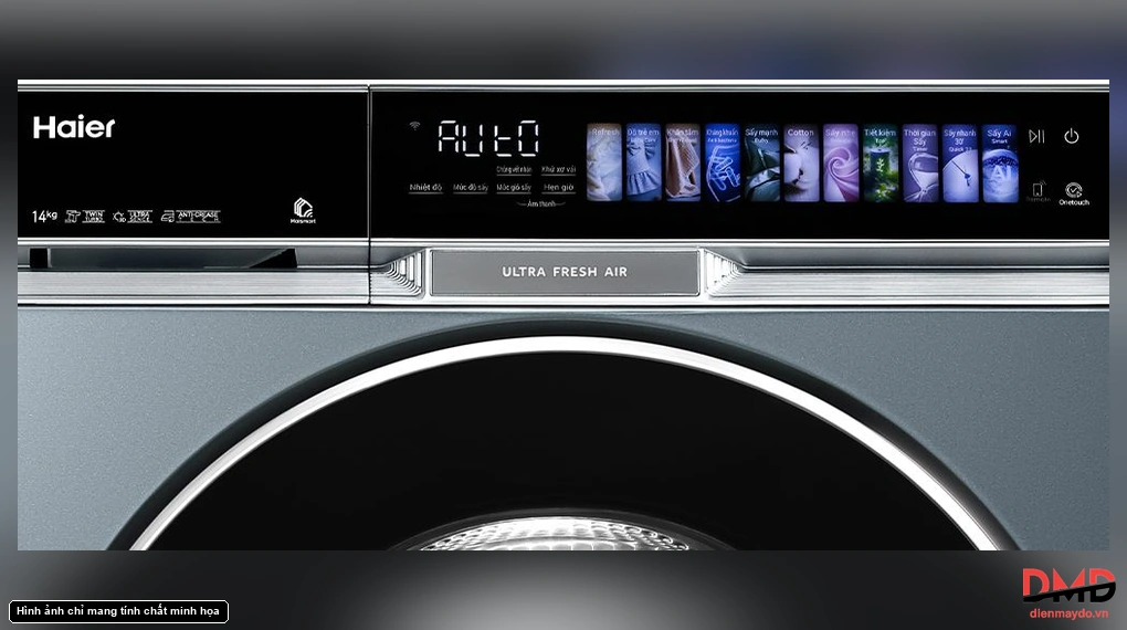 Máy sấy bơm nhiệt Haier 14 kg HD140-AR387GNU1