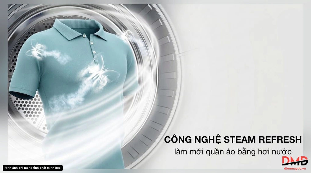 Máy sấy bơm nhiệt Hisense 8 kg DH80N1T