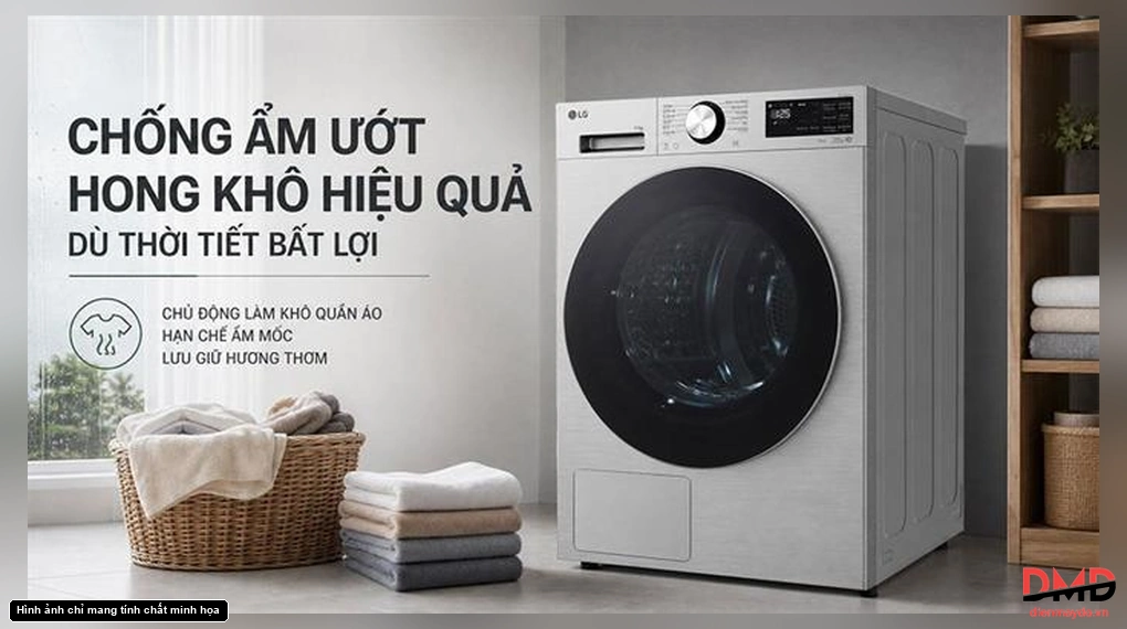 Máy sấy bơm nhiệt LG 11 kg RX11VHP5S