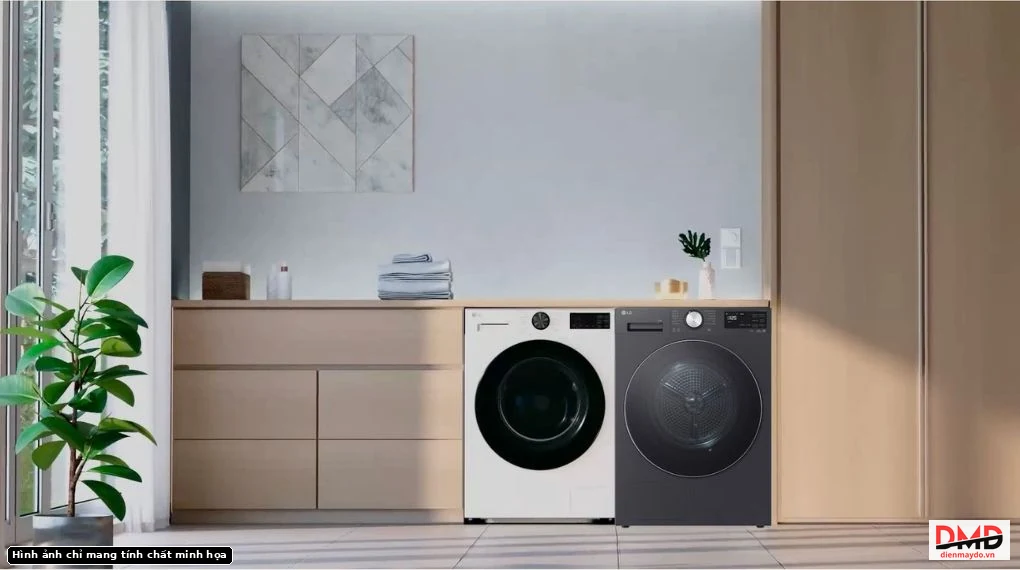 Máy sấy bơm nhiệt LG Inverter 12 kg RX12VHP5G