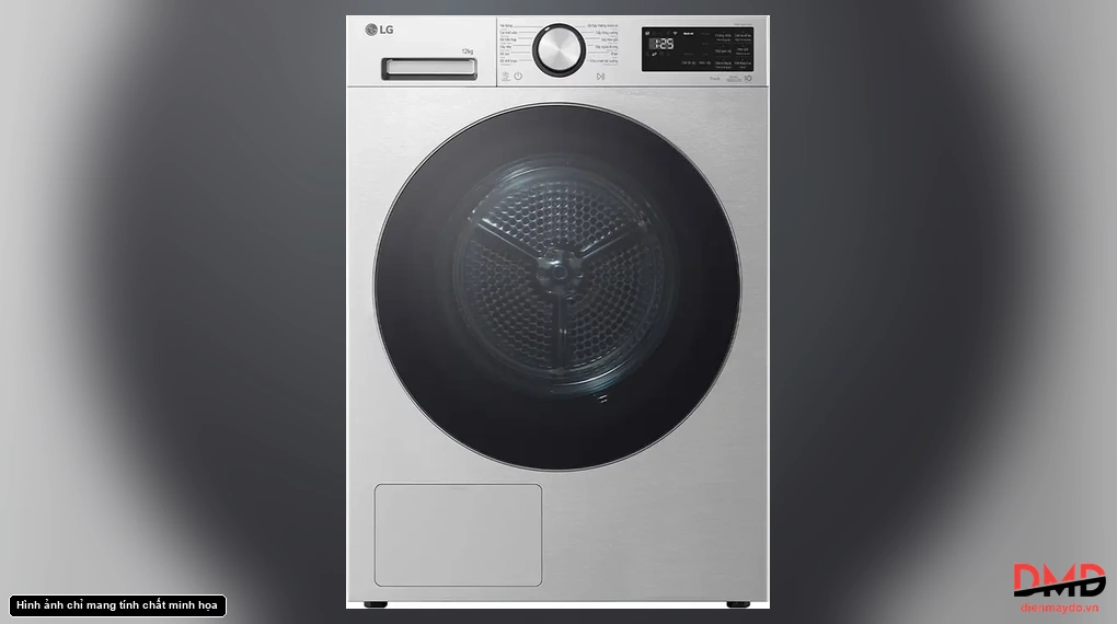 Máy sấy bơm nhiệt LG Inverter 12 kg RX12VHP5S1