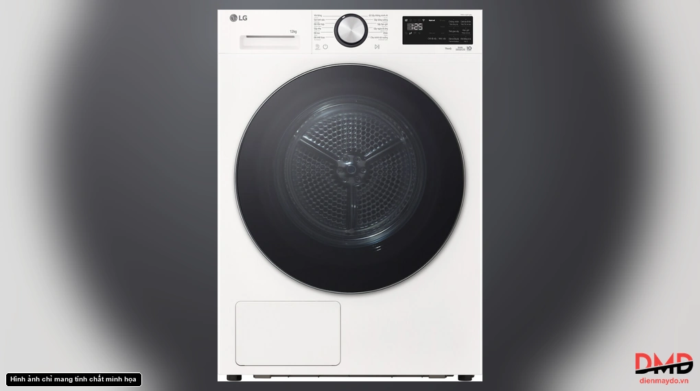 Máy sấy bơm nhiệt LG Inverter 12 kg RX12VHP5WB