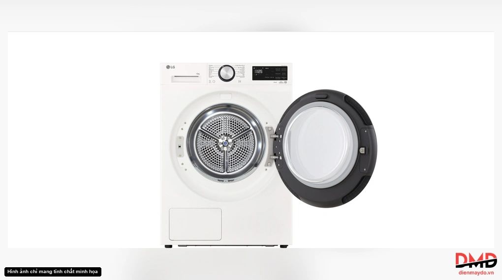 Máy sấy bơm nhiệt LG Inverter 12 kg RX12VHP5WB