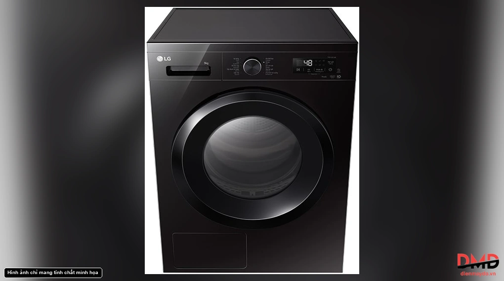 Máy sấy bơm nhiệt LG Inverter 9 kg RB09NHP5O
