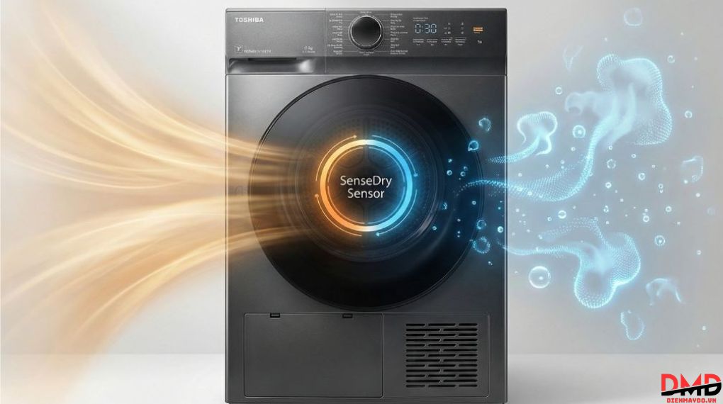 Máy sấy bơm nhiệt Toshiba 8 kg TD-T21B90HWV(MG)