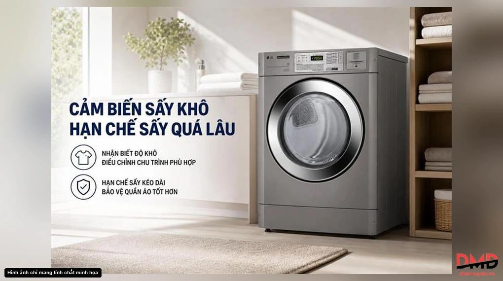 Máy sấy công nghiệp LG 10 kg CDG27RUQES