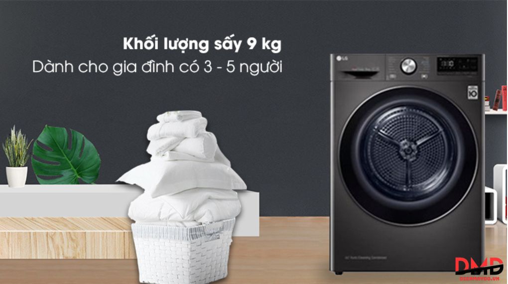 Máy sấy LG DVHP09B và DVHP50B khác nhau gì