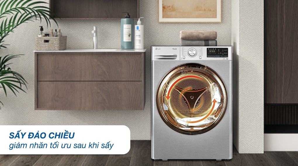 Máy sấy bơm nhiệt LG 10.5 kg DVHP50P