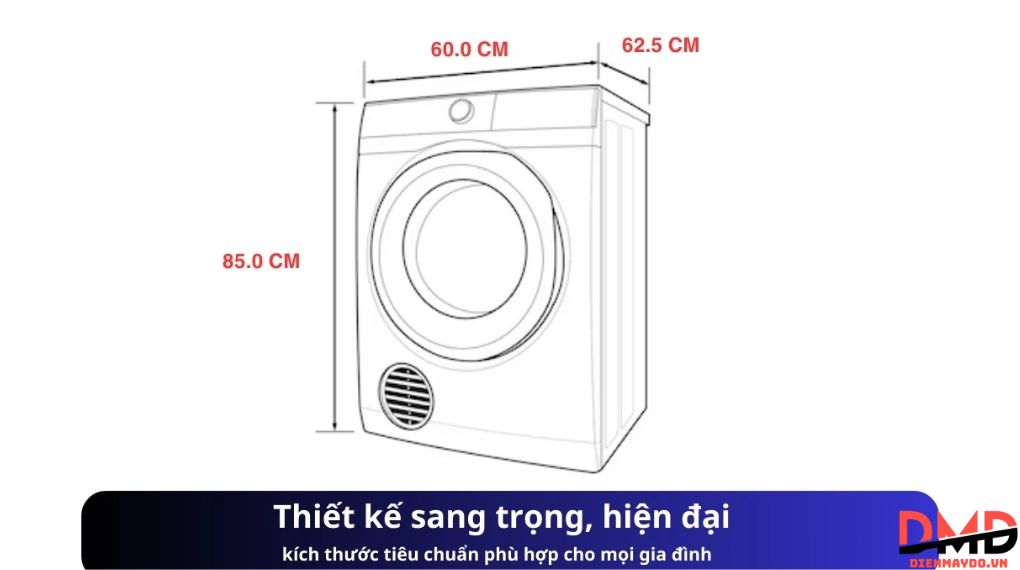 Máy sấy quần áo nên chọn loại nào cho căn hộ nhỏ?