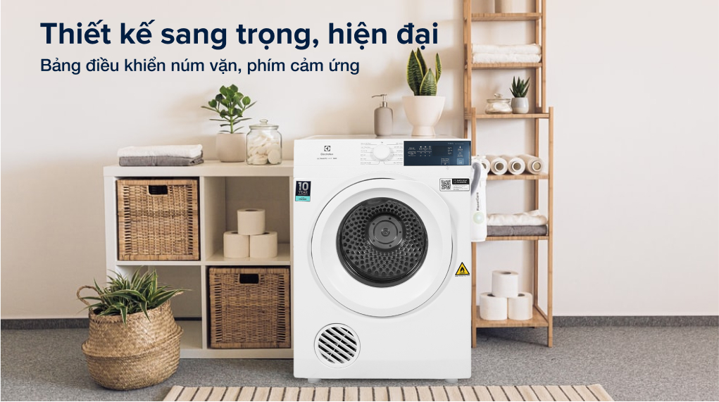 Máy sấy quần áo Electrolux 7.5 kg EDV754H3WB