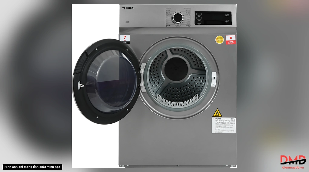 Máy sấy thông hơi Toshiba 7 kg TD-H80SEV(SK)